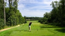 A guest plays on the Bainbridge 18- hole Championship Golf Course at Heythrop Park