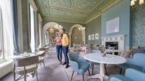 The Wedgewood Room, a lounge room at Heythrop Park