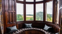 The view from a window in the old house at Thoresby Hall Hotel