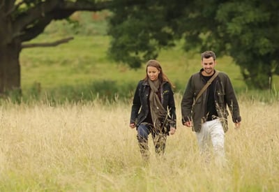 Guests enjoy a walk near The Runnymede on Thames