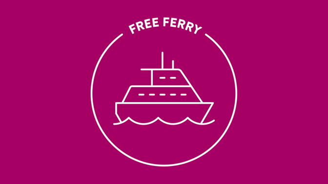 Free ferry logo