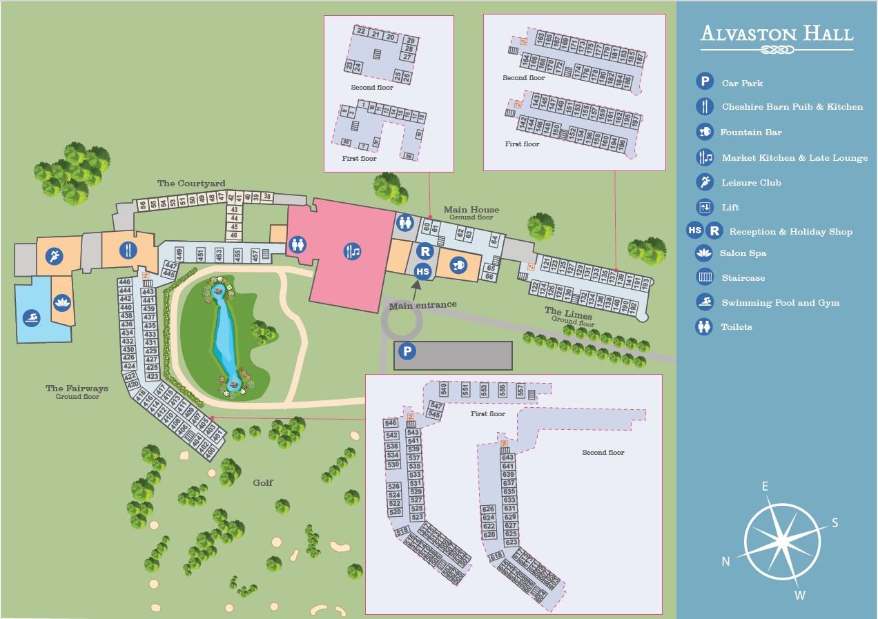 Alvaston Hall map